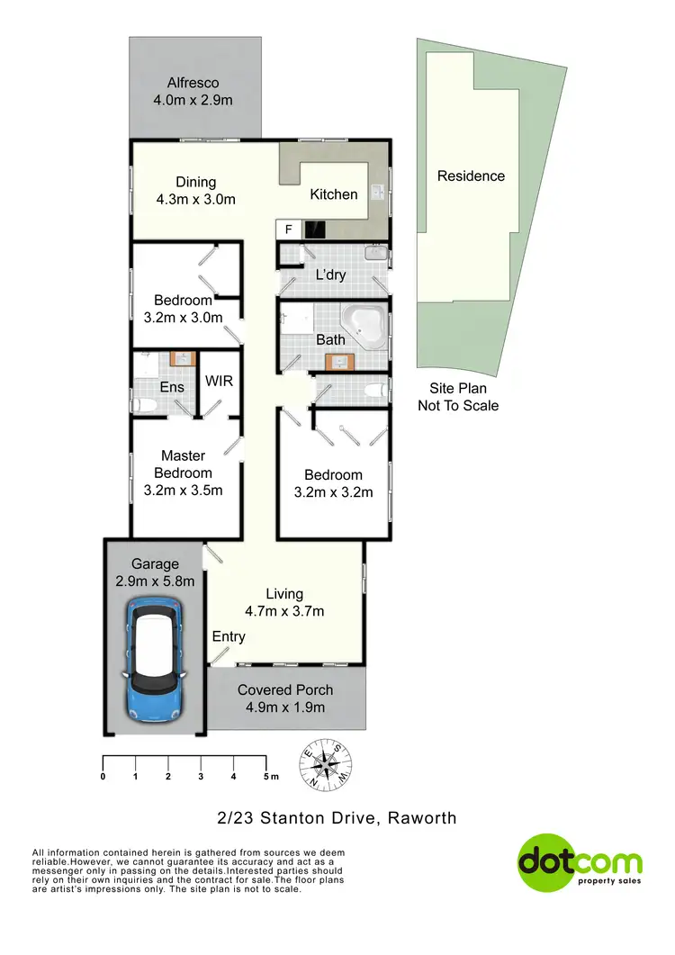 Floorplan of Homely unit listing, 2/23 Stanton Drive, Raworth NSW 2321