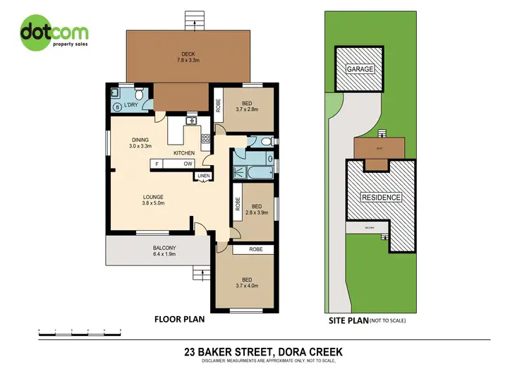 Floorplan of Homely house listing, 23 Baker Street, Dora Creek NSW 2264