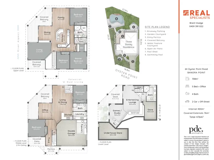 Floorplan of Homely house listing, 64 Oyster Point Road, Banora Point NSW 2486