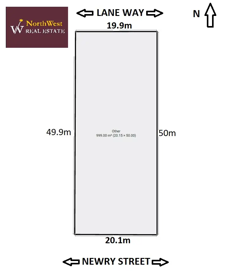 Floorplan of Homely land listing, 1 Newry Street, Watchem VIC 3482
