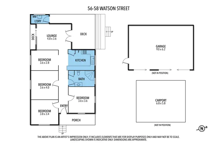 Floorplan of Homely house listing, 56-58 Watson Street, Murchison VIC 3610