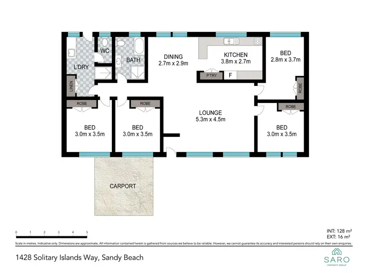 Floorplan of Homely house listing, 1428 Solitary Islands Way, Sandy Beach NSW 2456
