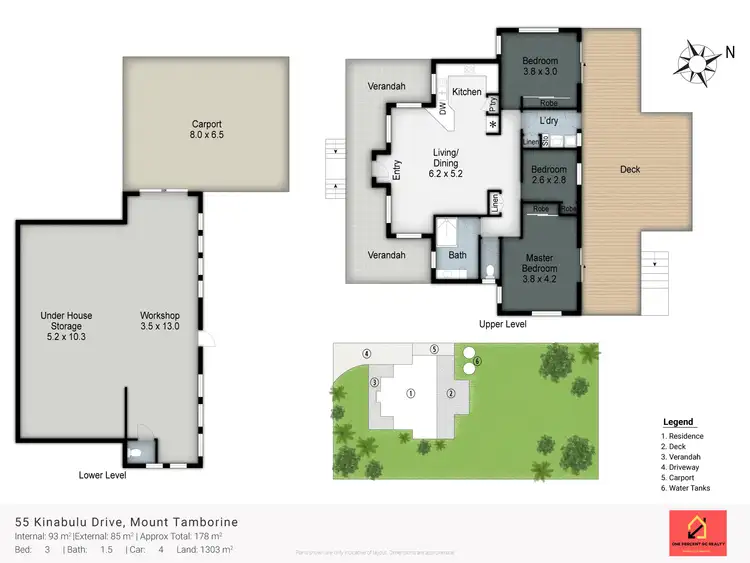 Floorplan of Homely house listing, 55 Kinabalu Drive, Tamborine Mountain QLD 4272