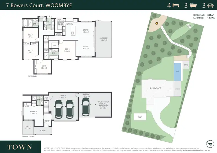 Floorplan of Homely house listing, 7 Bowers Court, Woombye QLD 4559