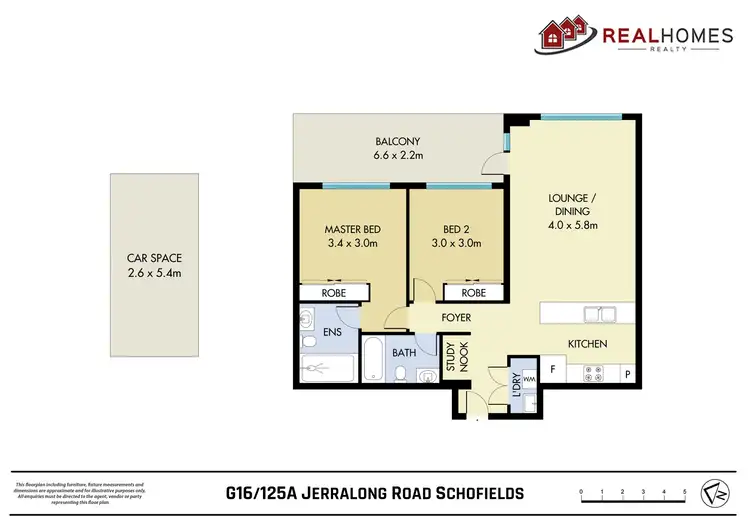 Floorplan of Homely unit listing, G16/125A Jerralong Drive, Schofields NSW 2762
