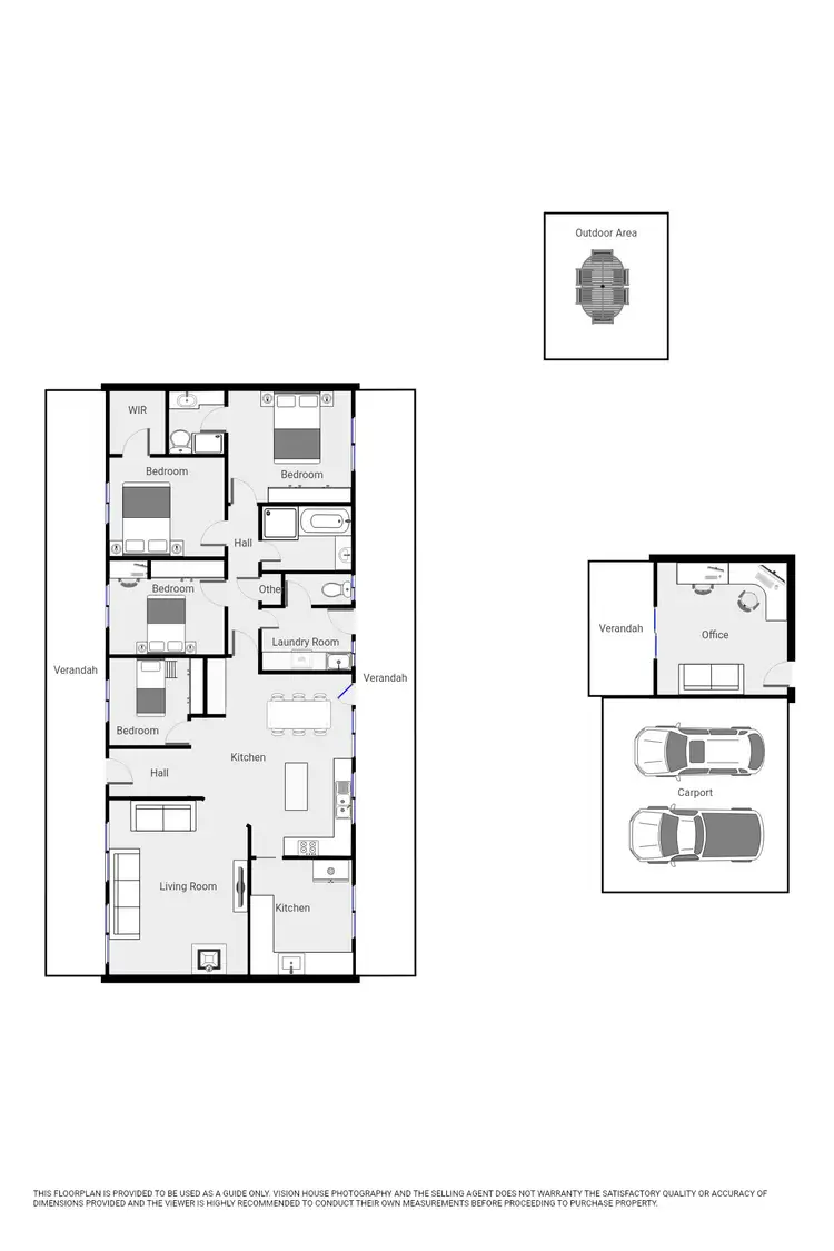 Floorplan of Homely house listing, 49 River Avenue, Merbein VIC 3505