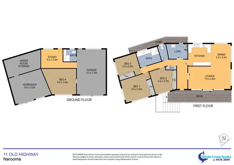 Floorplan of Homely house listing, 11 Old Highway, Narooma NSW 2546