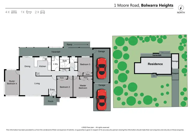 Floorplan of Homely house listing, 1 Moore Road, Bolwarra Heights NSW 2320