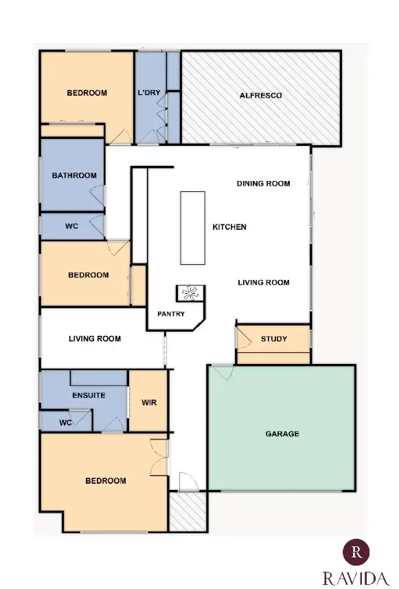 Floorplan of Homely house listing, 20 GRATTON WAY, Beechworth VIC 3747