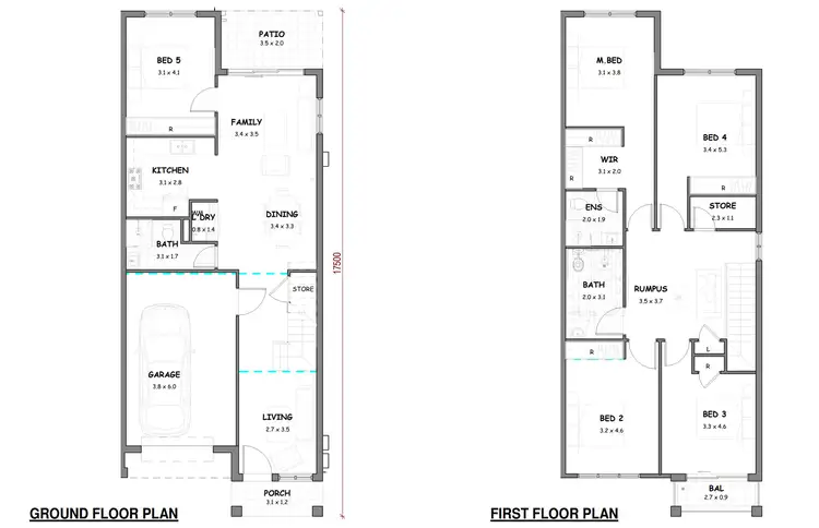 Floorplan of Homely townhouse listing, 54 Grandeur Parade, Riverstone NSW 2765