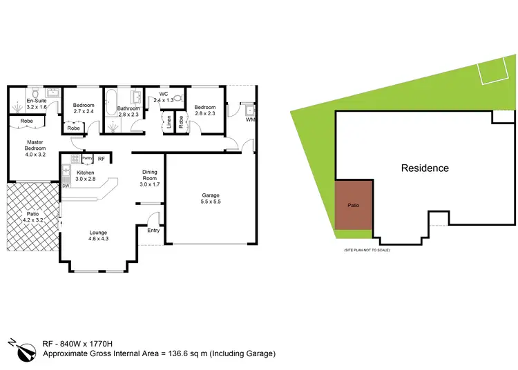 Floorplan of Homely unit listing, 8/12 Denton Park Drive, Rutherford NSW 2320
