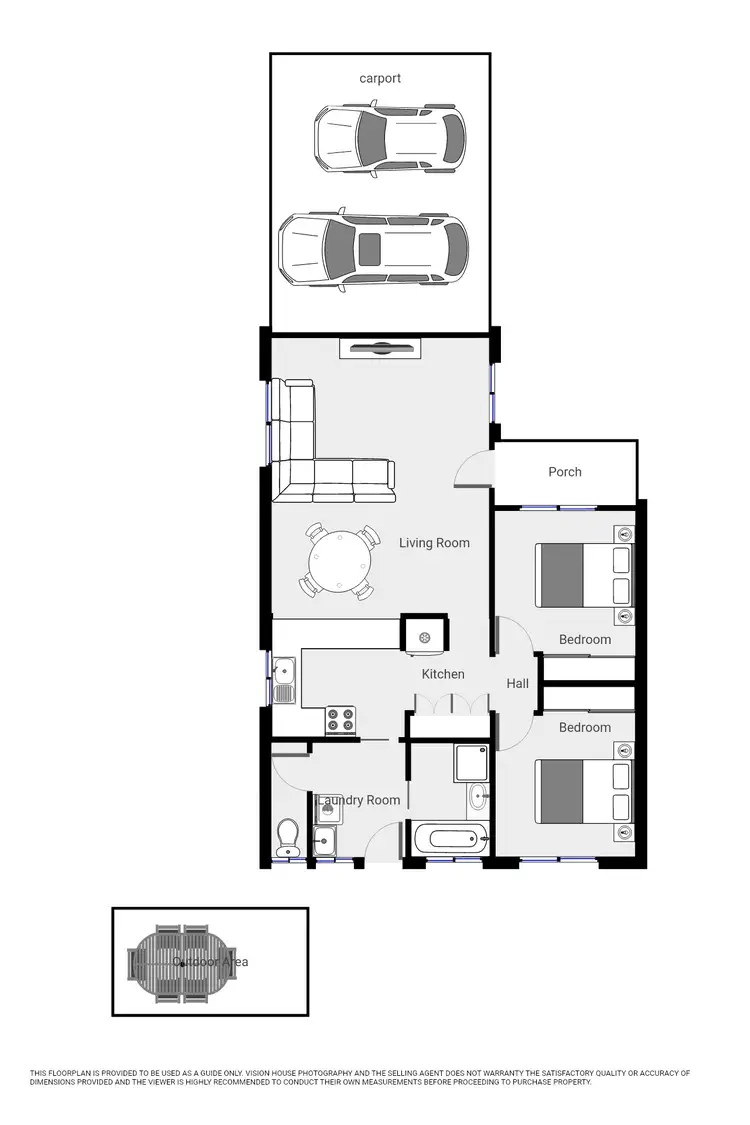 Floorplan of Homely unit listing, 4/65 Walnut Avenue, Mildura VIC 3500