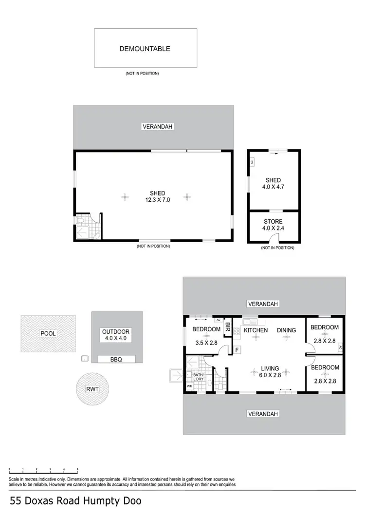Floorplan of Homely house listing, 55 Doxas Road, Humpty Doo NT 836