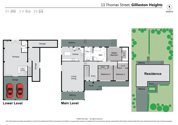Floorplan of Homely house listing, 13 Thomas Street, Gillieston Heights NSW 2321