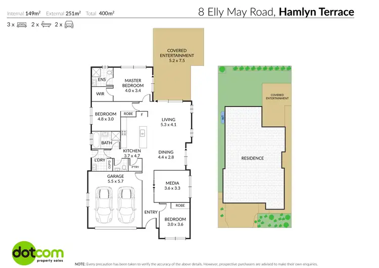 Floorplan of Homely house listing, 8 Elly May Road, Hamlyn Terrace NSW 2259