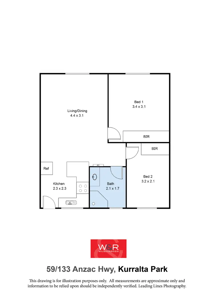 Floorplan of Homely apartment listing, 59/133 Anzac Highway, Kurralta Park SA 5037