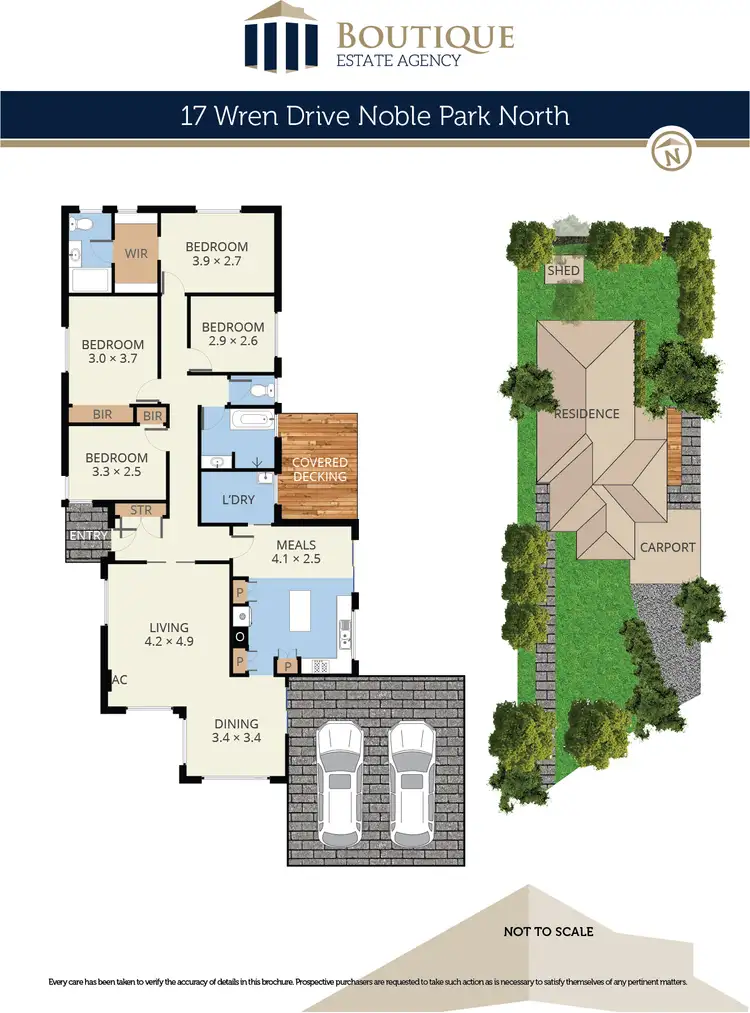 Floorplan of Homely house listing, 17 Wren Drive, Noble Park North VIC 3174