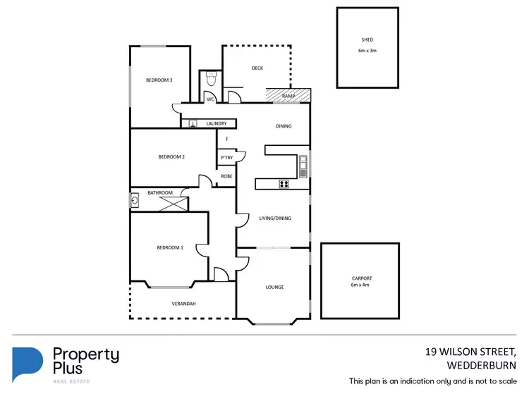 Floorplan of Homely house listing, 19 Wilson Street, Wedderburn VIC 3518
