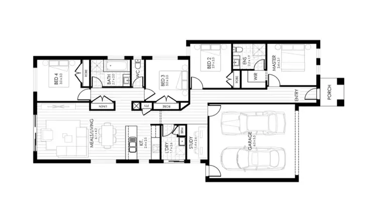 Floorplan of Homely house listing, Address available on request