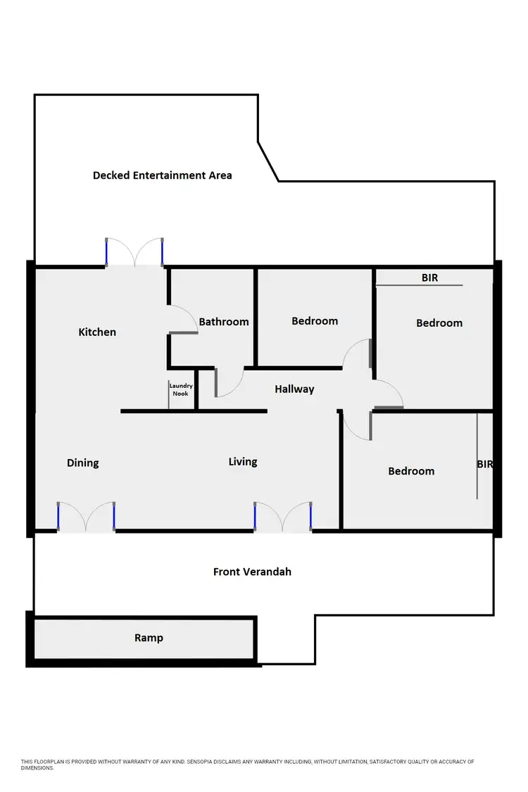 Floorplan of Homely house listing, 17 Dimboola Road, Warracknabeal VIC 3393