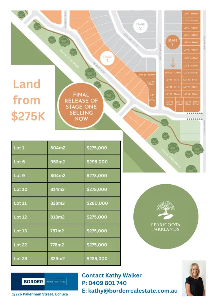Floorplan of Homely land listing, LOT 21 Perricoota Parklands, Moama NSW 2731