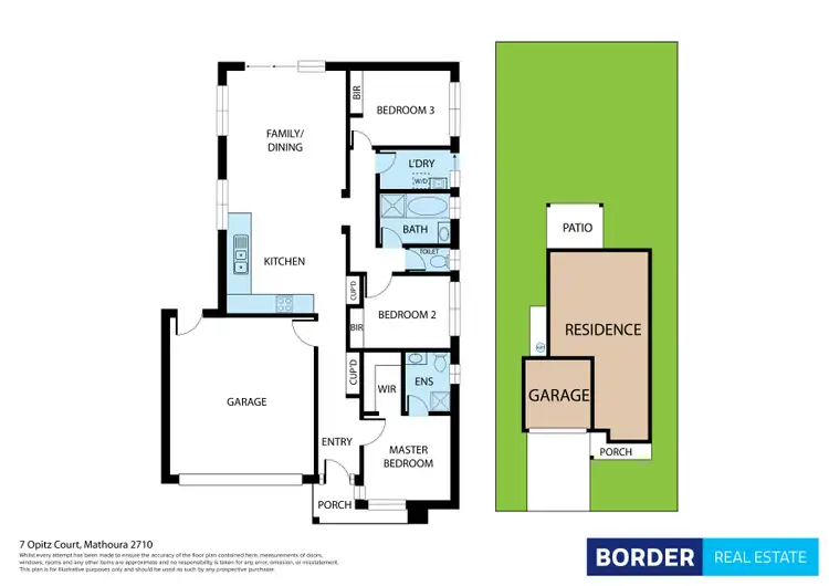 Floorplan of Homely house listing, 7 OPITZ COURT, Mathoura NSW 2710