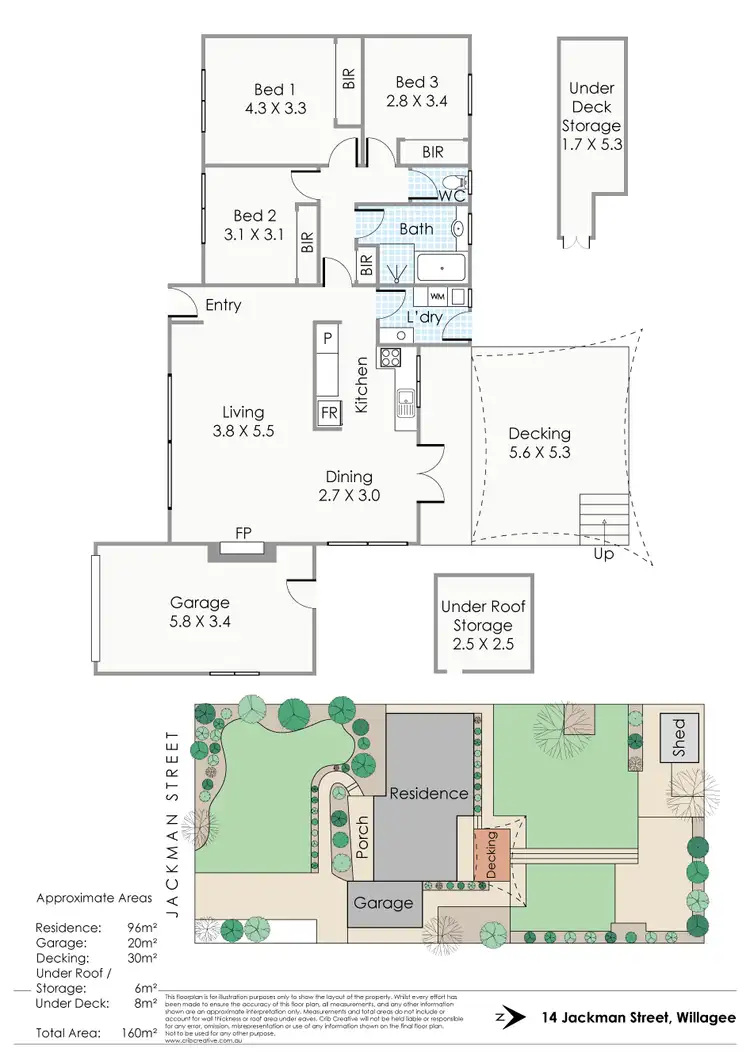 Floorplan of Homely house listing, 14 Jackman Street, Willagee WA 6156