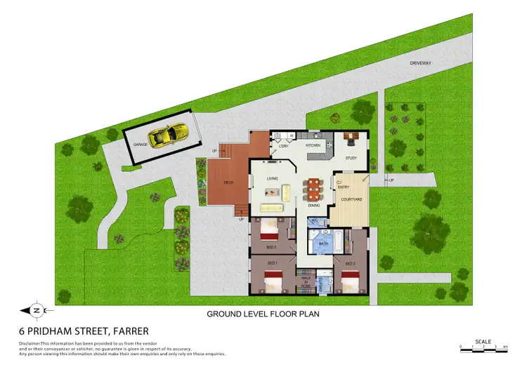 Floorplan of Homely house listing, 6 Pridham Street, Farrer ACT 2607