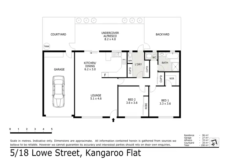 Floorplan of Homely unit listing, 5/18 Lowe Street, Kangaroo Flat VIC 3555