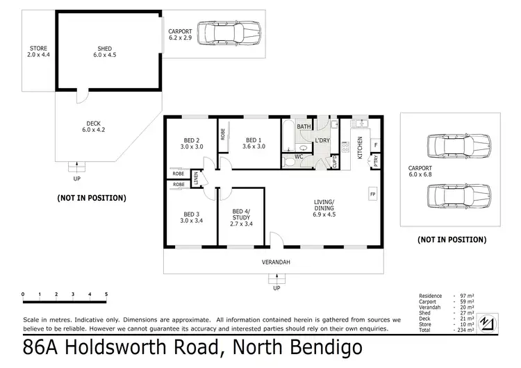 Floorplan of Homely house listing, 86A Holdsworth Road, North Bendigo VIC 3550