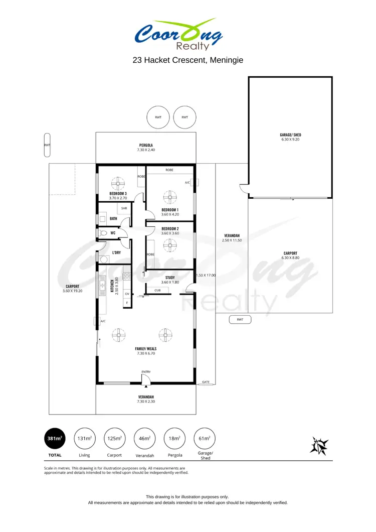 Floorplan of Homely house listing, 23 Hacket Crescent, Meningie SA 5264