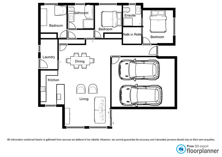 Floorplan of Homely house listing, 19 Glasson Drive, Orange NSW 2800
