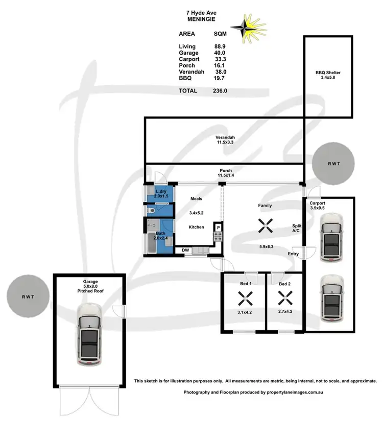 Floorplan of Homely house listing, 6-7 Hyde Avenue, Meningie SA 5264