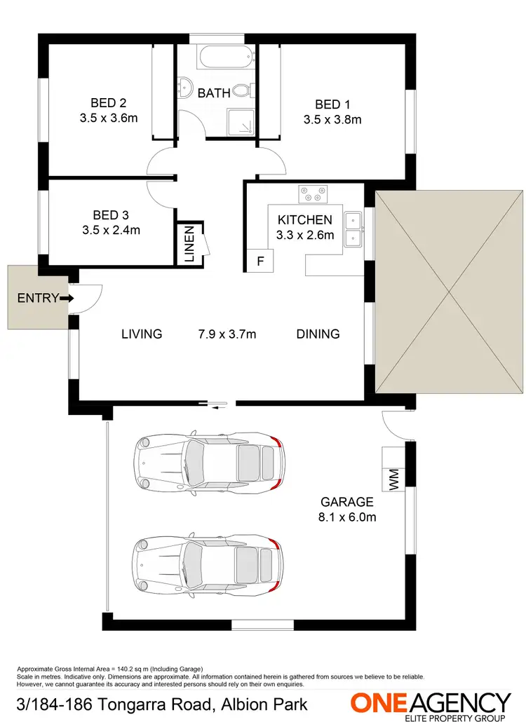 Floorplan of Homely villa listing, 3/184-186 Tongarra Road, Albion Park NSW 2527