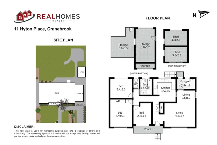 Floorplan of Homely house listing, 11 Hyton Place, Cranebrook NSW 2749