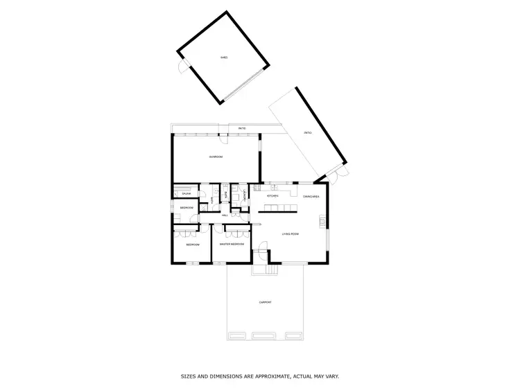 Floorplan of Homely house listing, 15 Cross Avenue, Dartmouth VIC 3701