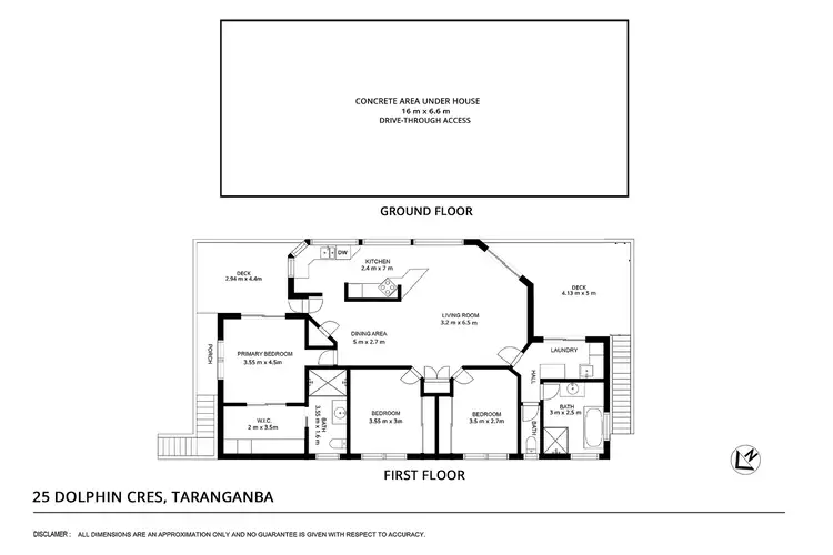 Floorplan of Homely house listing, 25 Dolphin Crescent, Taranganba QLD 4703