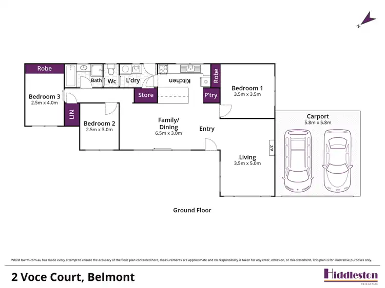 Floorplan of Homely house listing, 2 Voce Court, Belmont VIC 3216