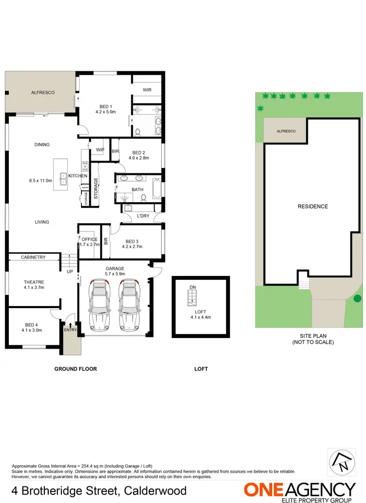 Floorplan of Homely house listing, 4 Brotheridge Avenue, Calderwood NSW 2527