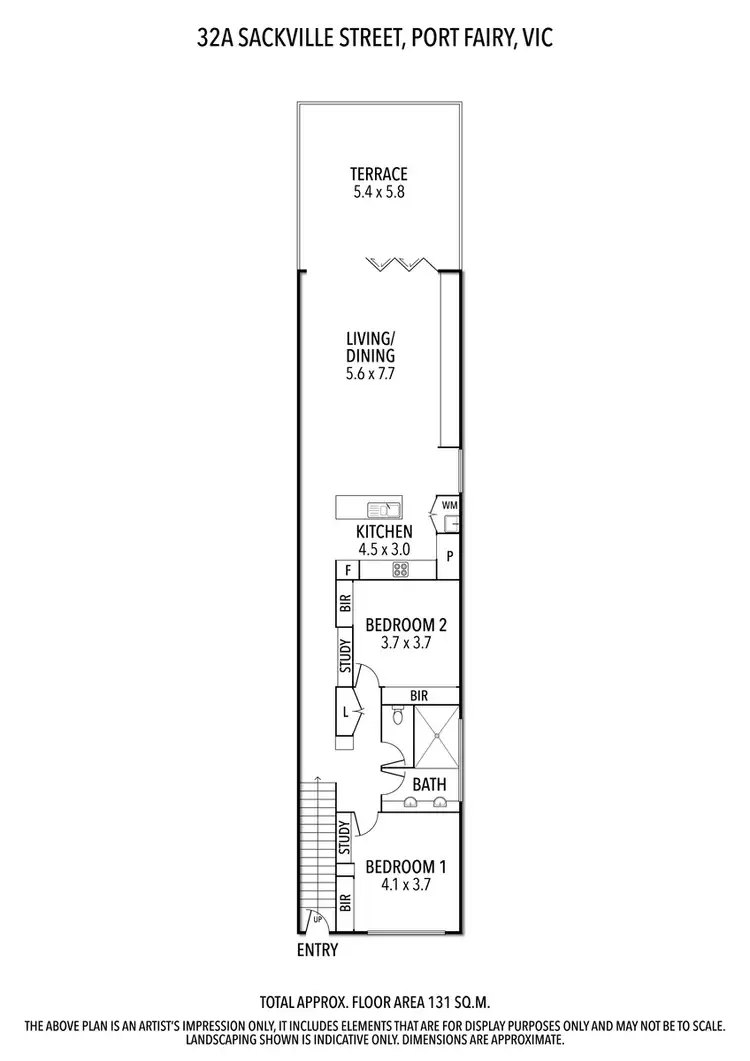 Floorplan of Homely house listing, 32A Sackville Street, Port Fairy VIC 3284