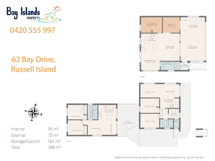 Floorplan of Homely house listing, 62 Bay Drive, Russell Island QLD 4184