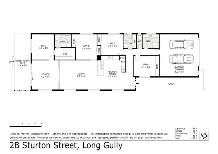 Floorplan of Homely house listing, 2B Sturton Street, Long Gully VIC 3550