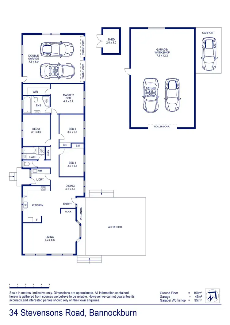 Floorplan of Homely house listing, 34 Stevenson Road, Bannockburn VIC 3331