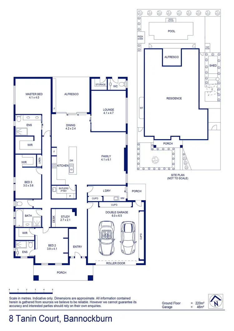 Floorplan of Homely house listing, 8 Tanin Court, Bannockburn VIC 3331