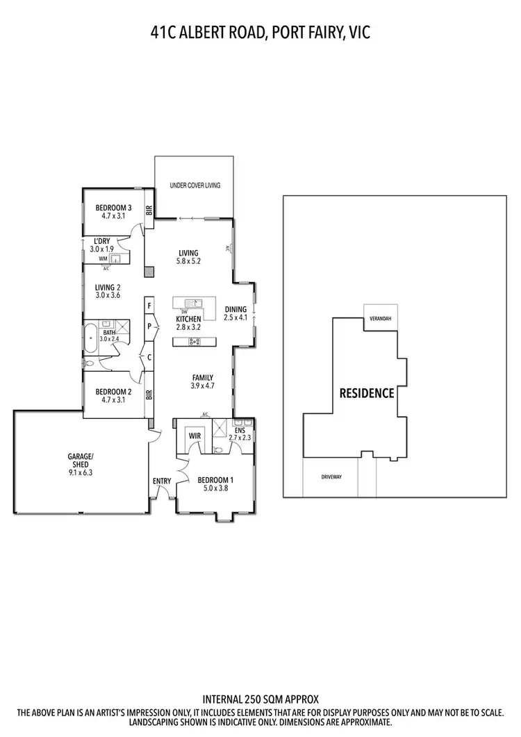 Floorplan of Homely house listing, 41C Albert Road, Port Fairy VIC 3284