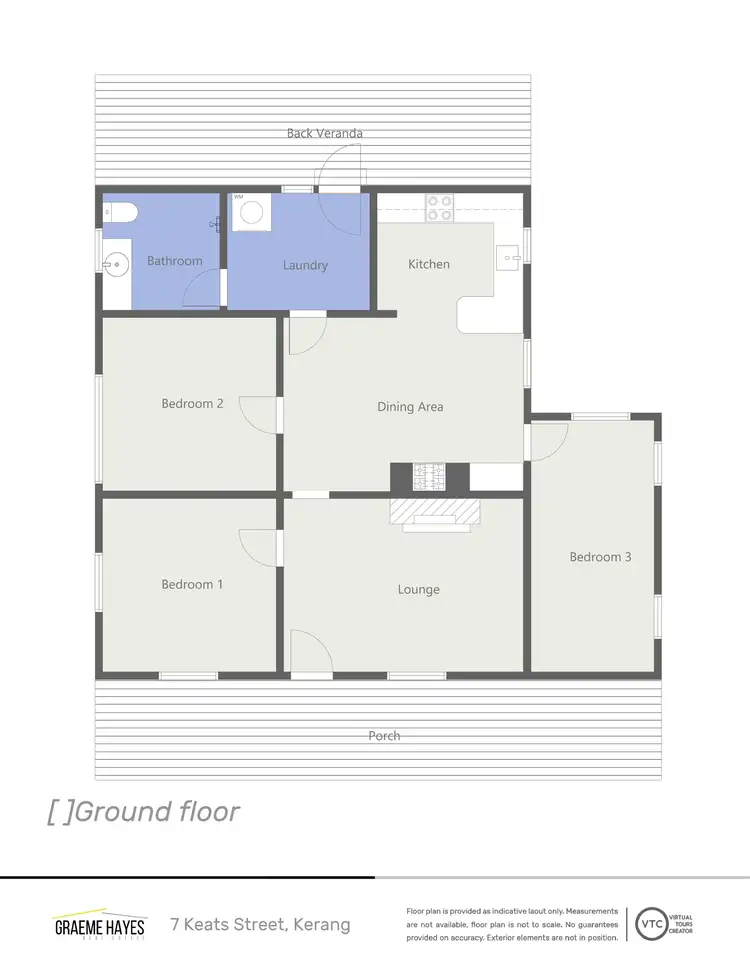 Floorplan of Homely house listing, 7 Keats Street, Kerang VIC 3579