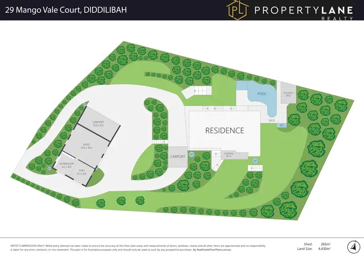 Floorplan of Homely house listing, 29 Mango Vale Court, Diddillibah QLD 4559