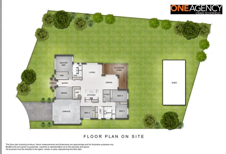 Floorplan of Homely house listing, 4 Moore Close, Cooma NSW 2630