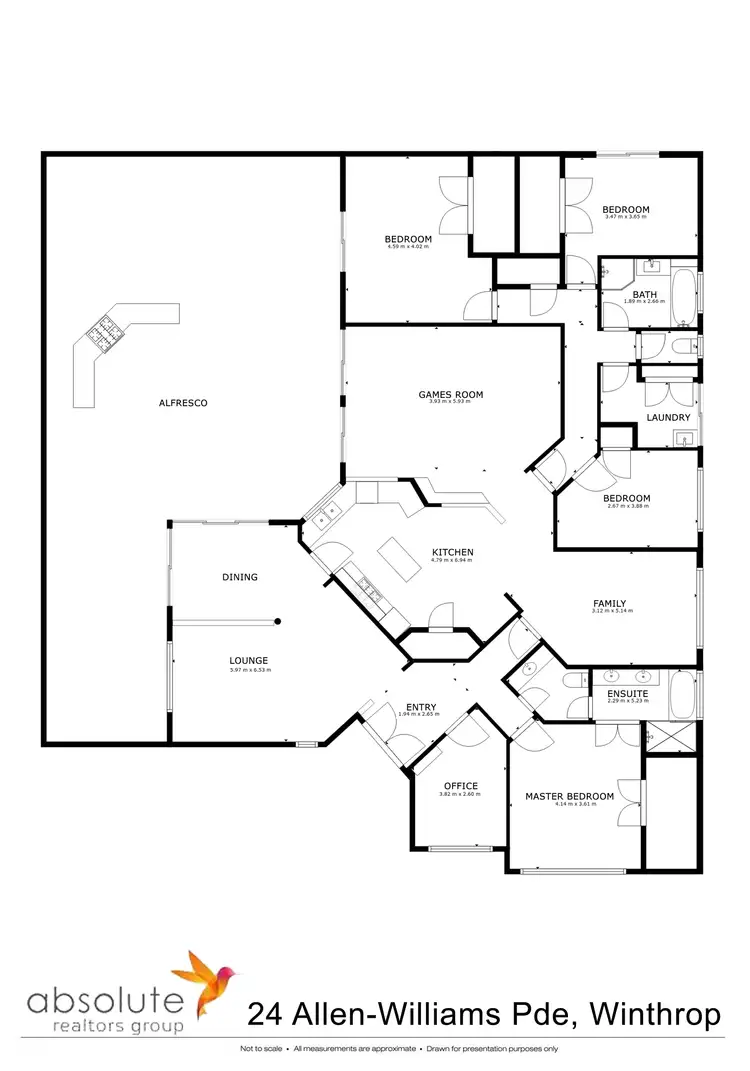 Floorplan of Homely house listing, 24 Allen-Williams Parade, Winthrop WA 6150