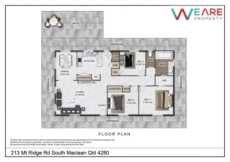 Floorplan of Homely house listing, 213-221 Mountain Ridge Road, South Maclean QLD 4280